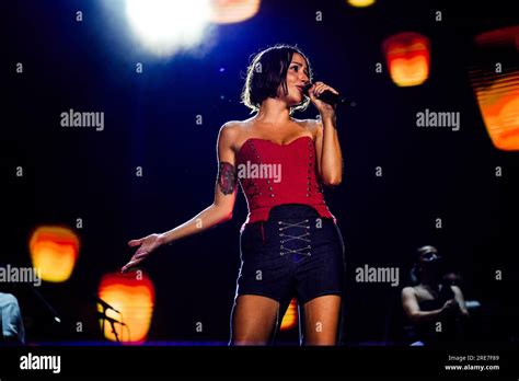 Istanbul, Turkey. 25th July, 2023. Zeynep Bastik giving a concert