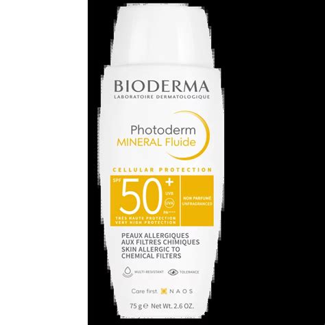 Bioderma Photoderm Mineral Fluide Spf50 75gunivers Pharmacie