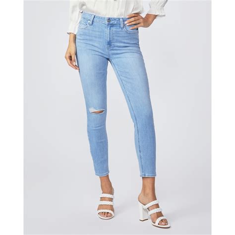 Buy Paige Hoxton Crop Jeans Folklore Destructed At 49 Off Editorialist