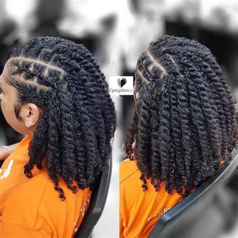 Beautiful Two Strand Twists Protective Styles On Natural Hair For