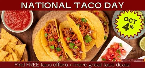 National Taco Day Specials 2023 🌮 Best Rewards Programs