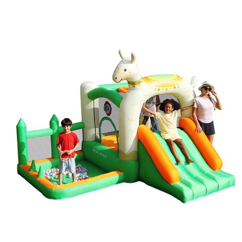 Inflatefly Bounce House Inflatable Bouncer With Slide