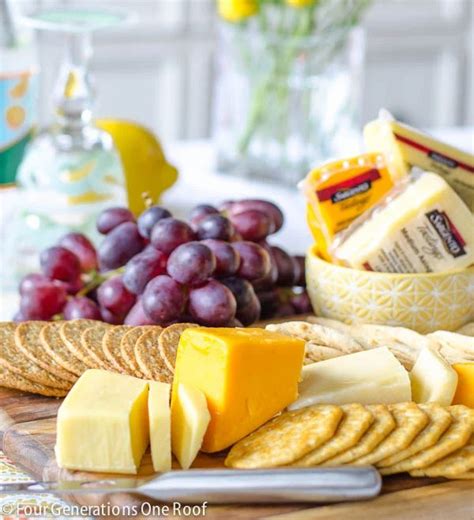 How to make a cheese and cracker platter - Four Generations One Roof