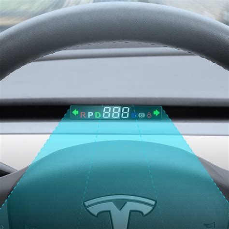 Hidden HUD For Tesla Model 3 Model Y TesFavs