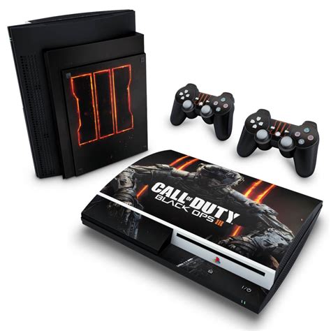 Skin Adesivo PS3 Fat Call Of Duty Black Ops 3 No Shoptime