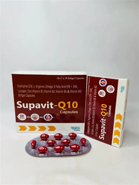 Coenzyme Q10 Capsules Pack Size 10 10 Tablet At Rs 600 Box In