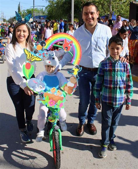 Realizan Desfile De Primavera En Las Principales Calles De Allende