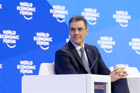 S Nchez Se Re Ne En El Foro De Davos Con Grandes Tecnol Gicas Y