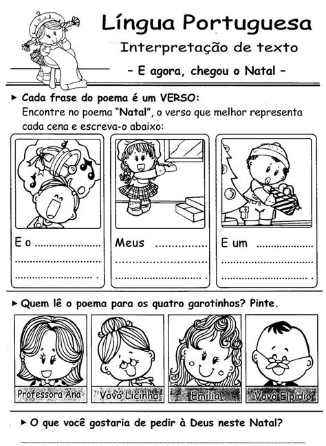 Produção de texto para o Natal SÓ ESCOLA