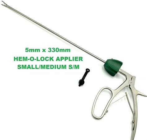 Mm Laparoscopic Green Hemolok Clip Applier Weck Hem O Lok S M Clips Ebay