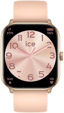 Ice Watch Ice Smart Rose Gold Nude Pink Rose Gold Smartwatch F R Damen Mit Silikonarmband