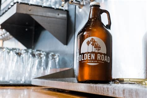 Golden Road Brewing Growler Design Gamut San Francisco Ca Craft