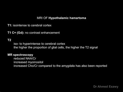 Mri Imaging Hypothalamus Dr Ahmed Esawy Ppt