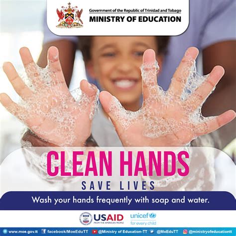 Good Hygiene Practices Clean Hands Ministry Of Education