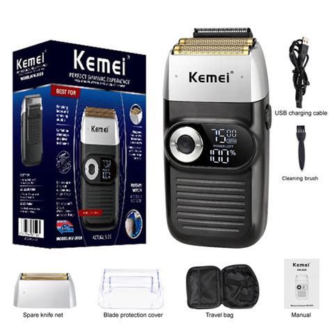 Kemei Foil Shaver M Quina De Afeitar El Ctrica Inal Mbrica De Vaiv N