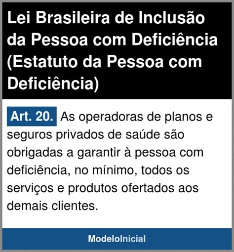 Artigo 20 Lei Brasileira de Inclusão da Pessoa Deficiência