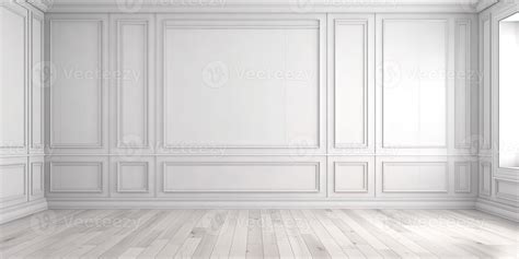 Empty White Wooden Wall, Interior Design, 24903540 Stock Photo at Vecteezy