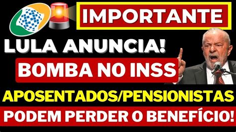 ALERTA para APOSENTADOS e PENSIONISTAS do INSS VOCÊ PODE PERDER o