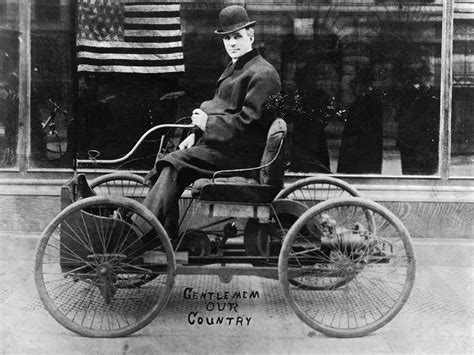 Henry Ford in his first car - a picture from the past | Art and design | The Guardian