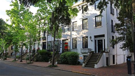 Savannah Row Houses 0642 Stock Image Image Of Granite 219942157