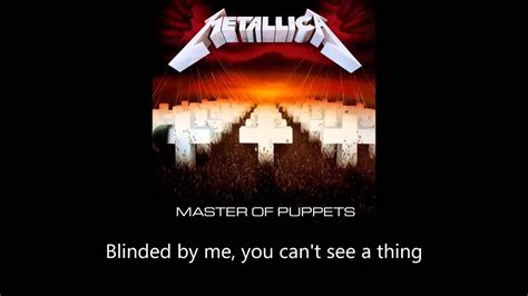 Metallica - Master Of Puppets (Lyrics) - YouTube