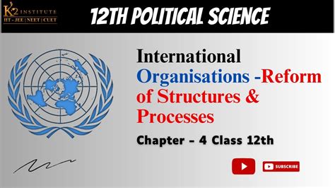 Reform Of Structures Processes International Organisations Class