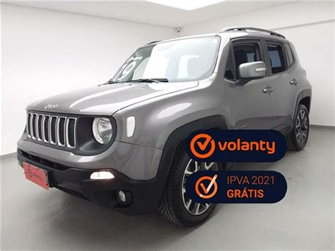 Jeep Renegade 1 8 Longitude Cinza 2019 2019 Rio De Janeiro Em Brasil