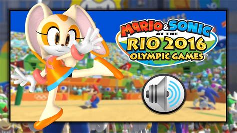 Mario And Sonic At The Rio 2016 Olympics Games Cream The Rabbit Voice