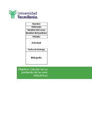 Actividad Consultoria Financiera Xlsx Nombre M Tricula Nombre Del