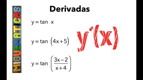 Derivadas Derivada De La Función Tangente Youtube