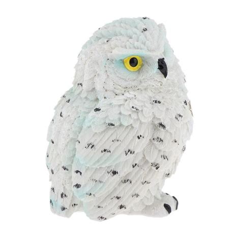 Hibou Figurines Chouette Réaliste Artisanat Statues Sculptures