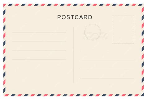 Premium Vector | Vintage postcard with paper texture travel postcard ...