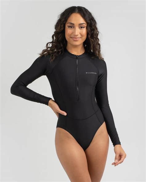 Shop Billabong Serene Long Sleeve Surfsuit In Black Fast Shipping And Easy Returns City Beach