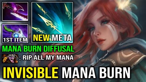 WTF 1st ITEM Diffusal Windranger Sneaky Invisible Mana Burn Focus