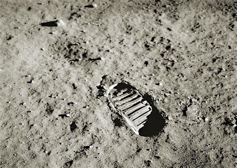 Bootprint On The Moon Photograph By Nasadetlev Van Ravenswaay Fine