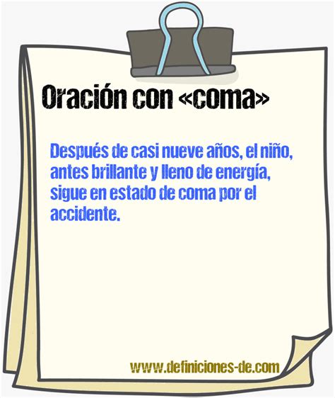 14 Oraciones Con «coma