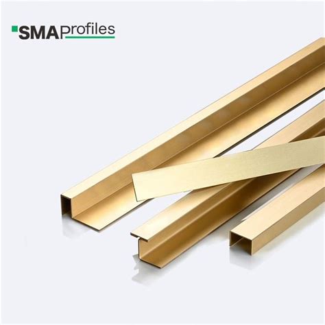 China Customized Brushed Brass Tile Edging Suppliers Manufacturers Factory Direct Wholesale Sma