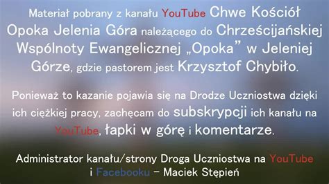 Czy Umar E Razem Z Chrystusem Pastor Andrzej Cyrikas