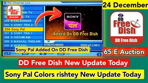 Sony Pal Colors Rishtey New Update Today Dd Free Dish New Update