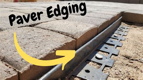 How To Edge Concrete Pavers The Right Way