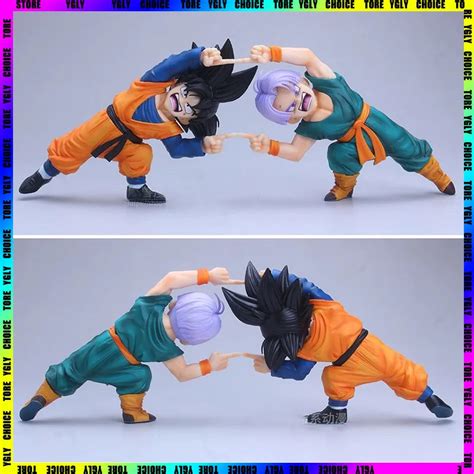 Anime Dragon Ball Z Gk Gotenks Action Figure Statue Combined Trunks