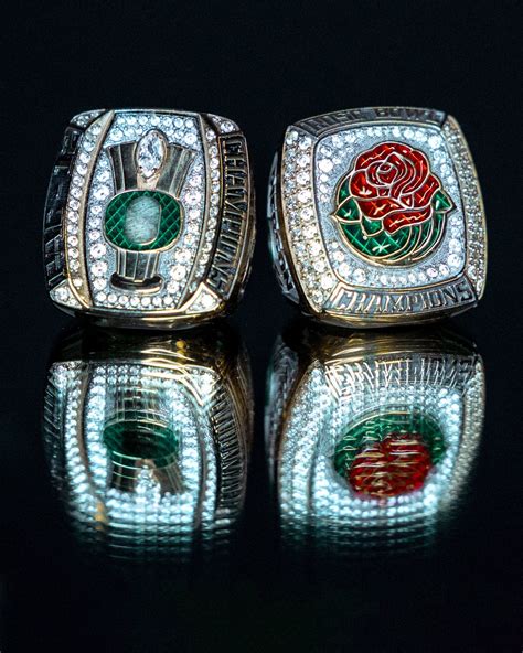 Oregon Football Rose Bowl and Pac-12 Championship Rings — UNISWAG