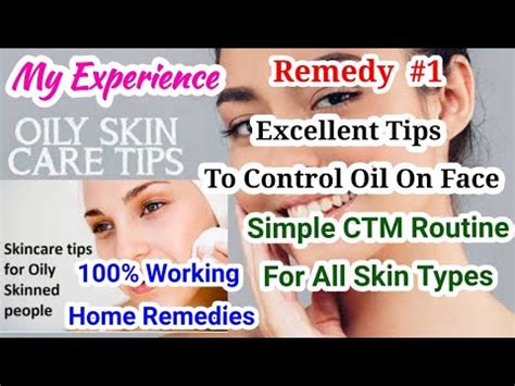 Simple CTM Routine For All Skin Types How To Control Oil On Face Oily