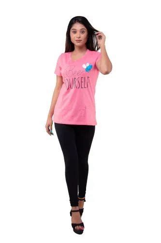 Half Sleeve Women Printed T Shirts Casual Wear At Rs 205 Piece In Kolkata