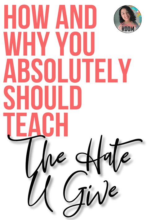 How And Why You Absolutely Should Teach The Hate U Give Yaddy S Room