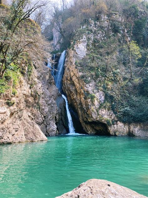 Агурские водопады Сочи Весна Дикая Природа Agur Waterfalls Sochi