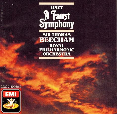 Liszt A Faust Symphony By Thomas Beecham Royal Philharmonic Orchestra