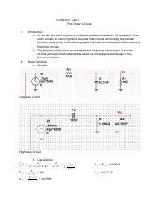 Lab Pdf Ecen Lab Ronald Batista First Order Circuits I