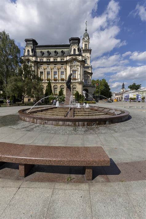 View Of The Town Hall At Market Square Nowy Sacz Poland Editorial