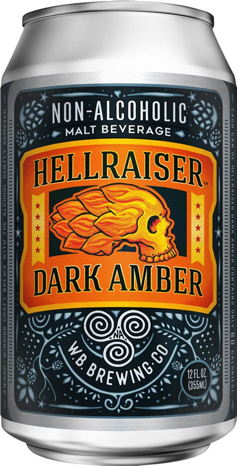 Hellraiser Dark Amber Beer Free Transparent Png Download Pngkey